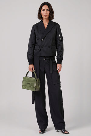 Suit Double Layer Pant | Black