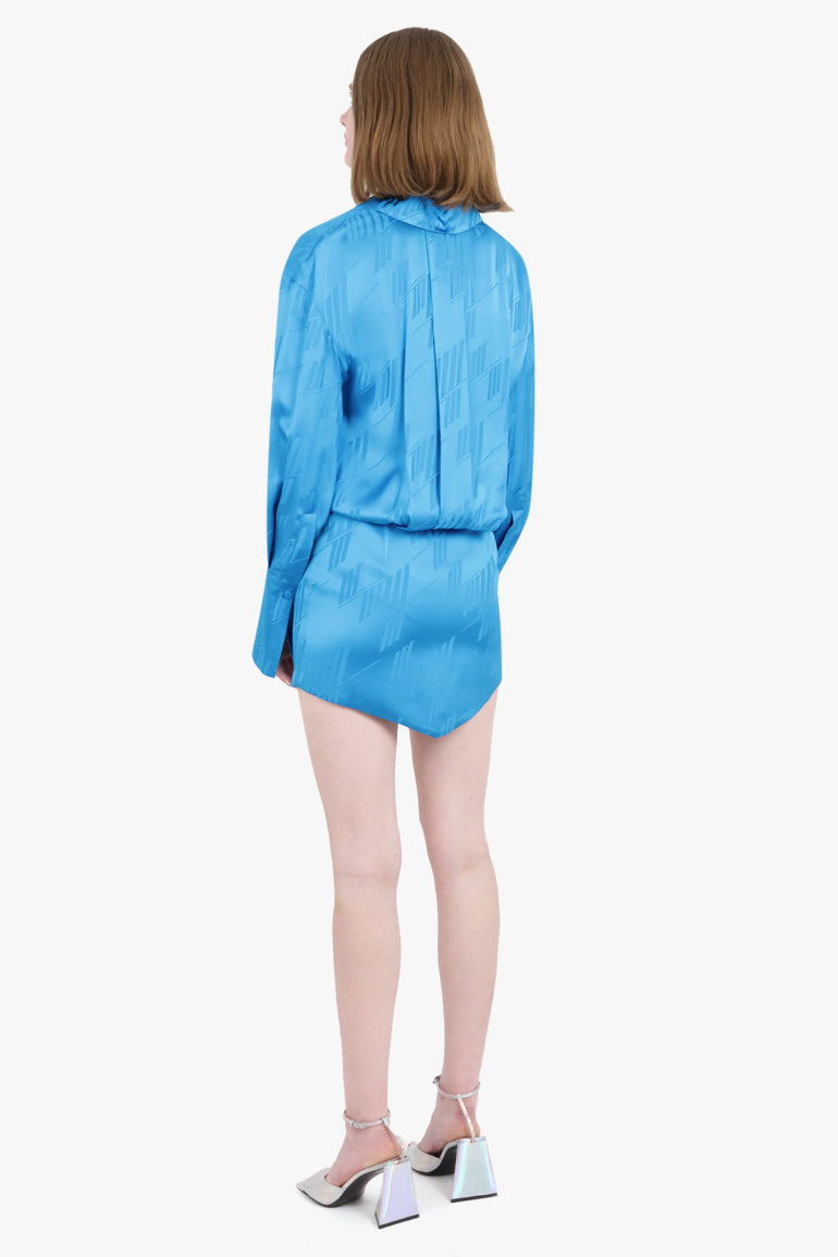 THE ATTICO SILVYE MINI DRESS CAPRI BLUE NEW SEASON PARLOUR X SYDNEY Parlour X THE ATTICO SILVYE MINI DRESS CAPRI BLUE NEW SEASON PARLOUR X SYDNEY Parlour X