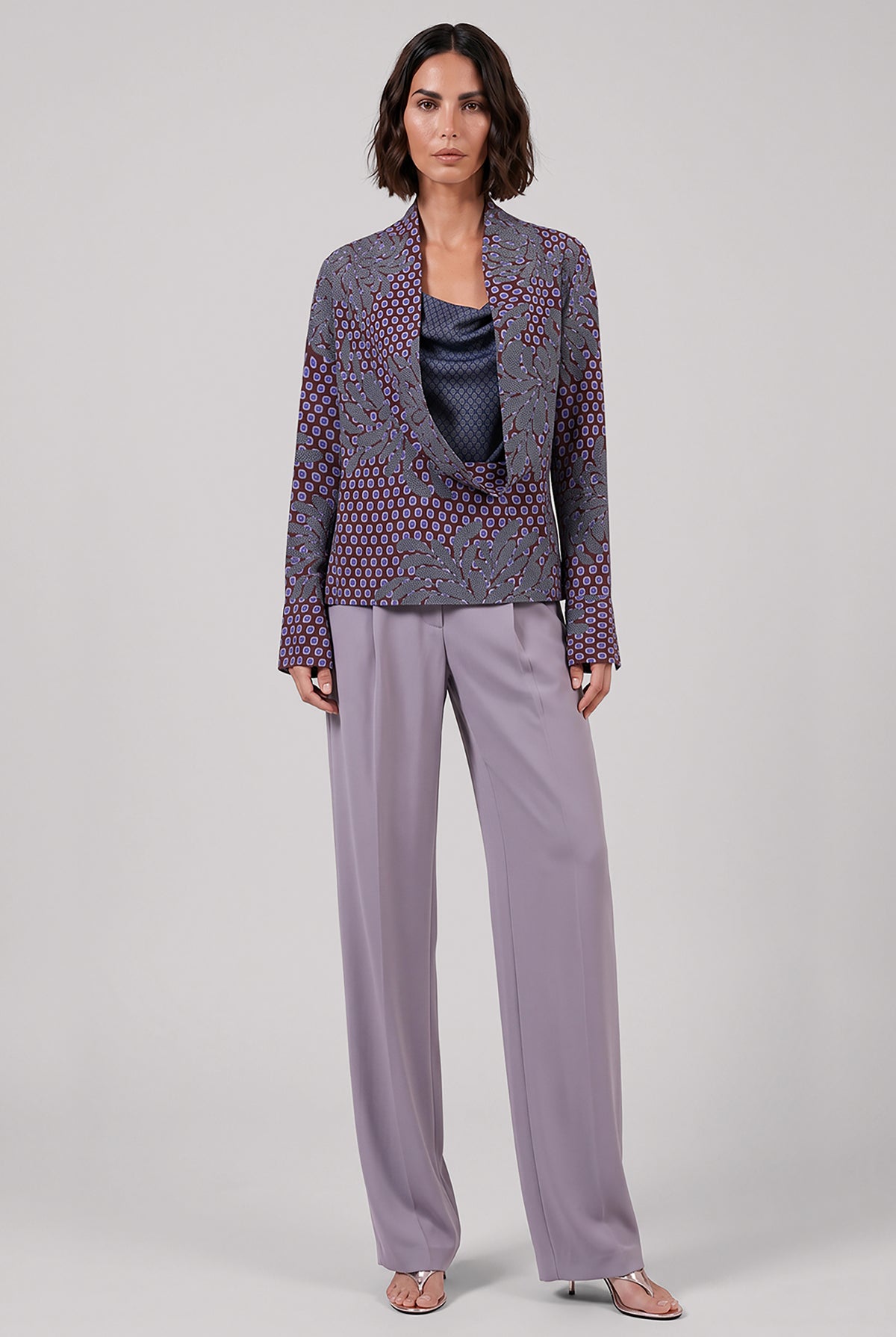 DRIES VAN NOTEN RTW Porter Straight Leg Pant | Lilac