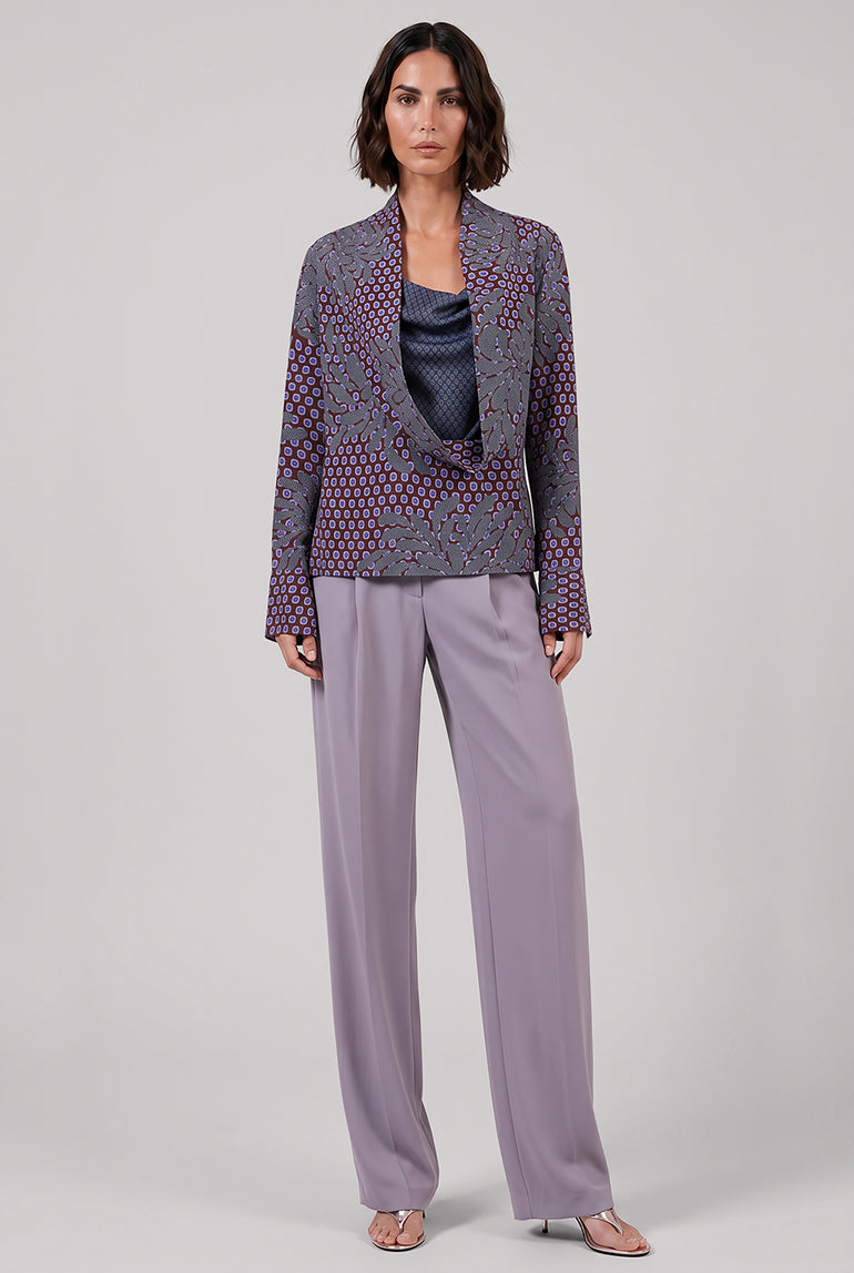 DRIES VAN NOTEN RTW Porter Straight Leg Pant | Lilac