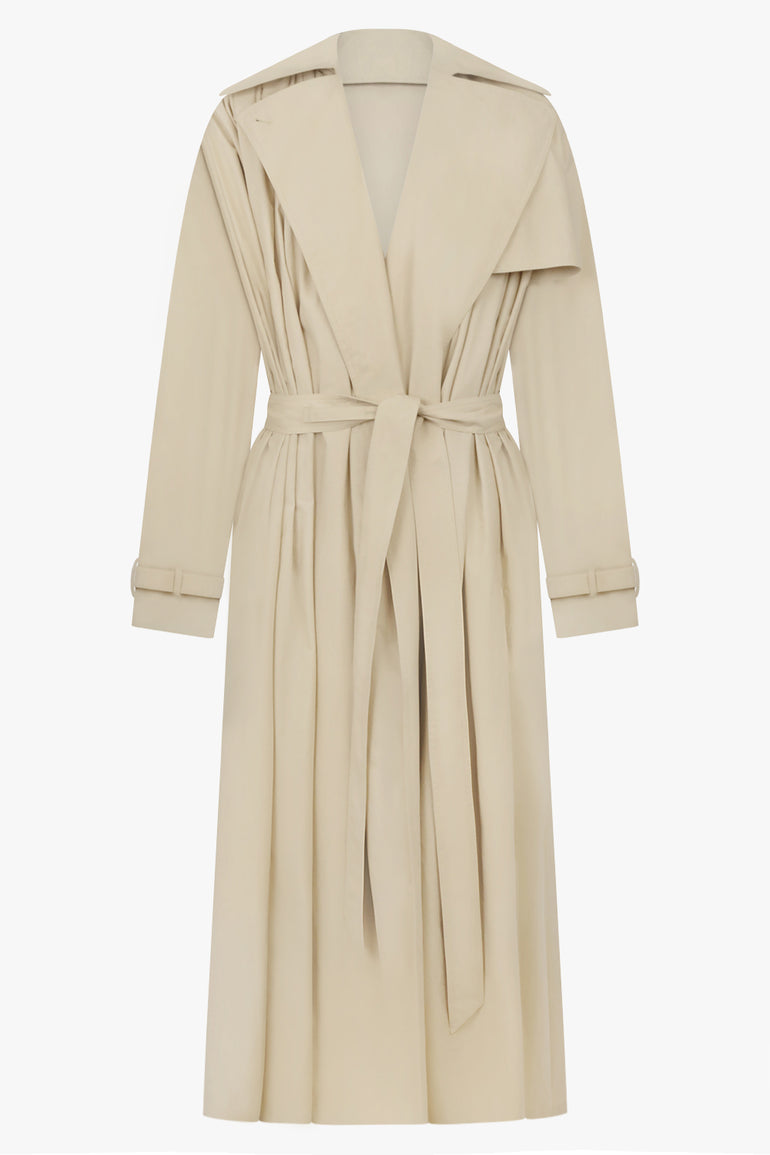 CALVIN KLEIN RTW Womens Trench Coat | Eucalyptus