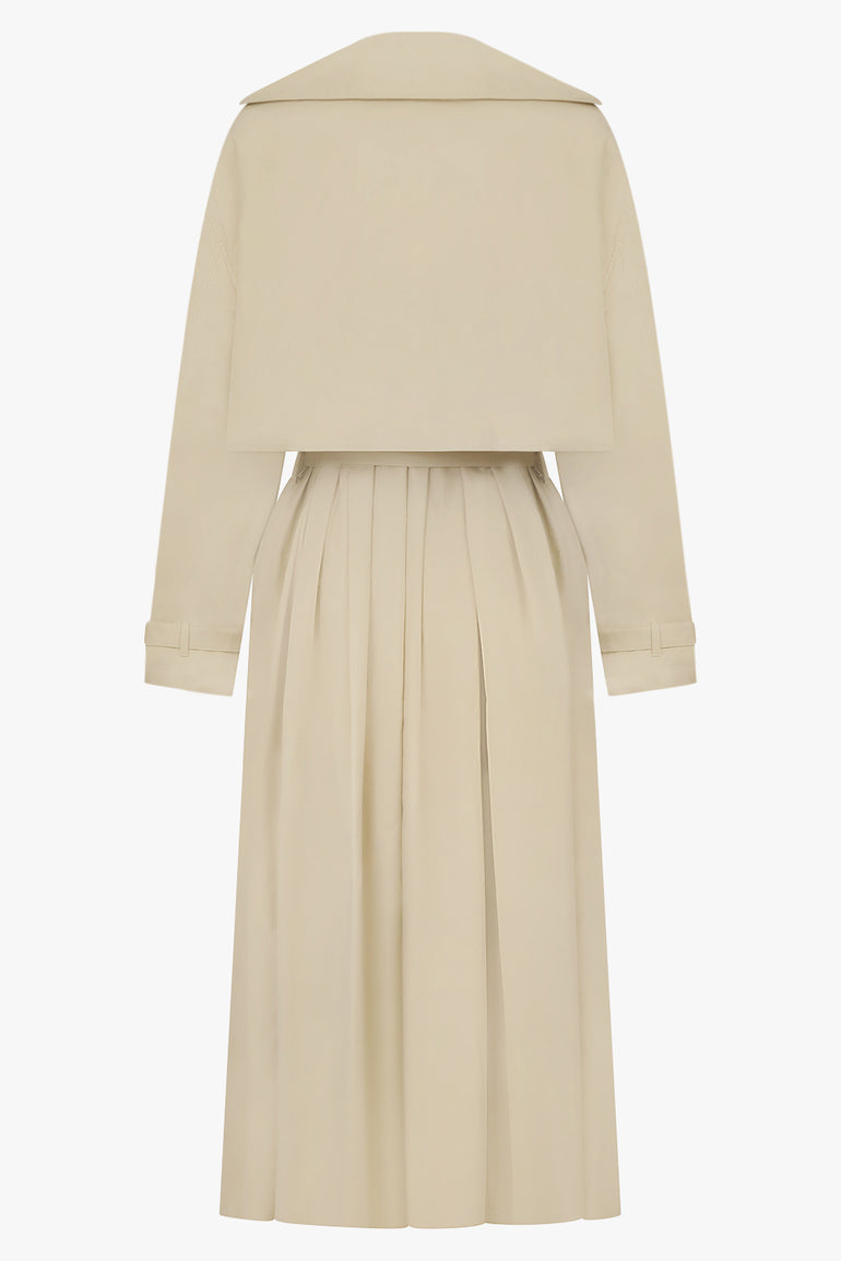 CALVIN KLEIN RTW Womens Trench Coat | Eucalyptus