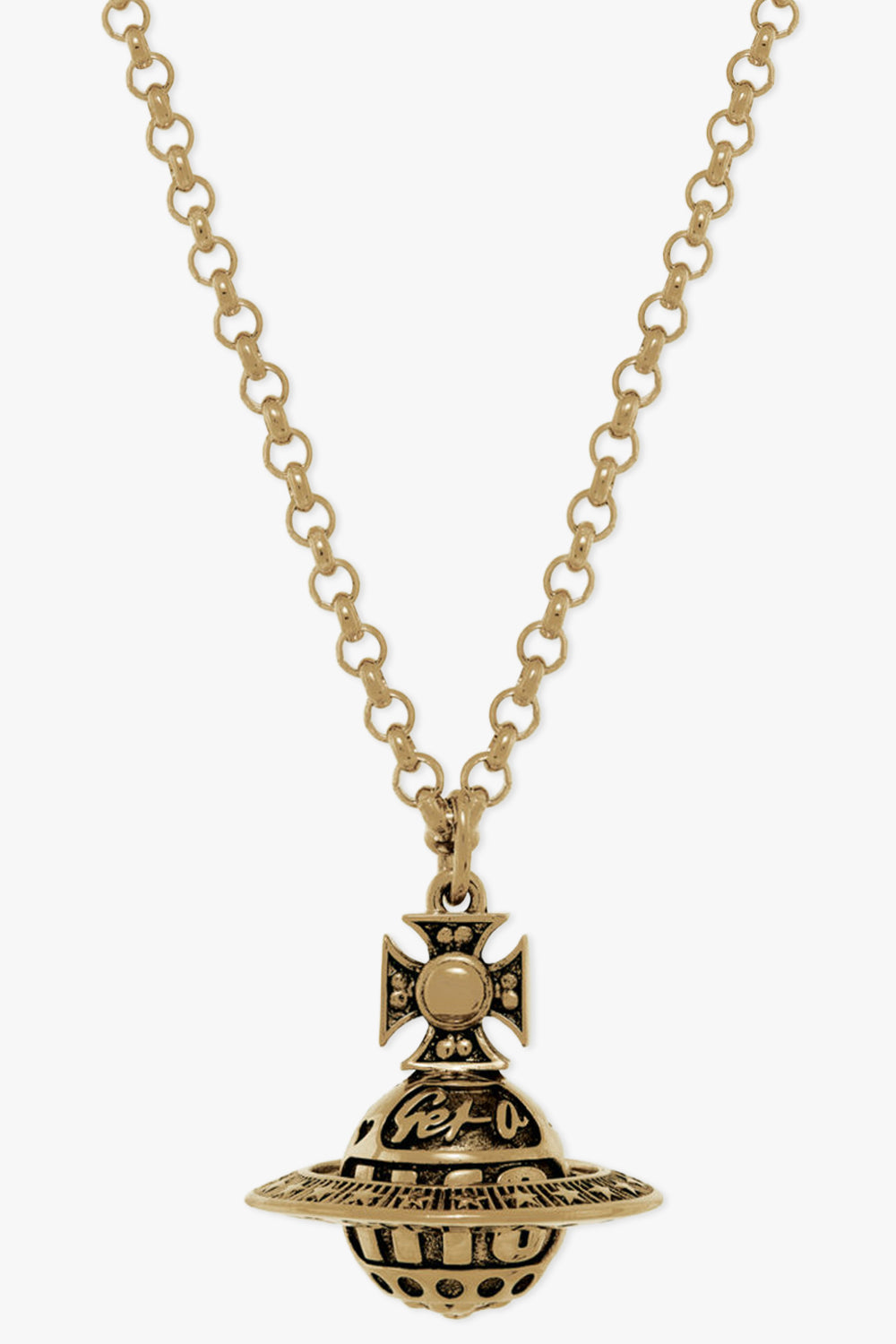 VIVIENNE WESTWOOD JEWELLERY GOLD / Gold Victorine Pendant | Gold