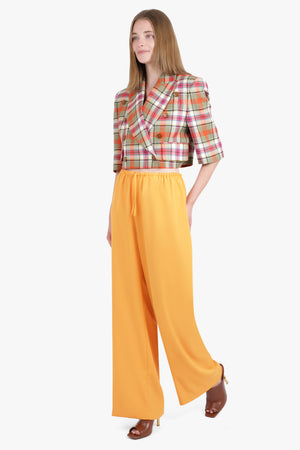 DRIES VAN NOTEN RTW Puvis Wide Leg Drawstring Pant | Orange