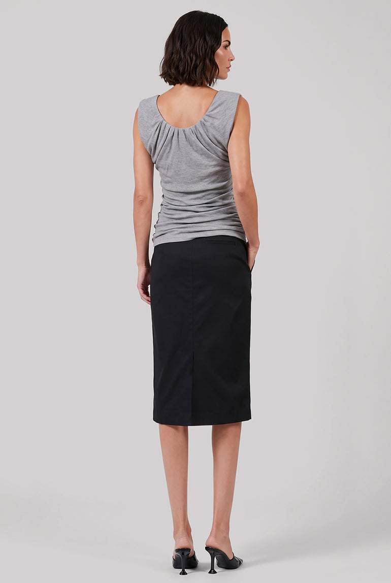 VIVIENNE WESTWOOD RTW Ginnie Adjustable Top | Dark Grey