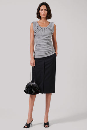 VIVIENNE WESTWOOD RTW Ginnie Adjustable Top | Dark Grey