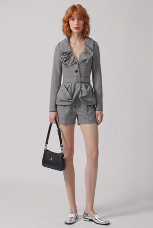 Drunken Shorts | Gingham Grey