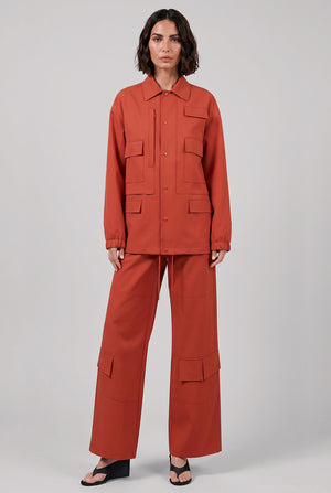 Uni Drawstring Relaxed Leg Pant | Triora Orange