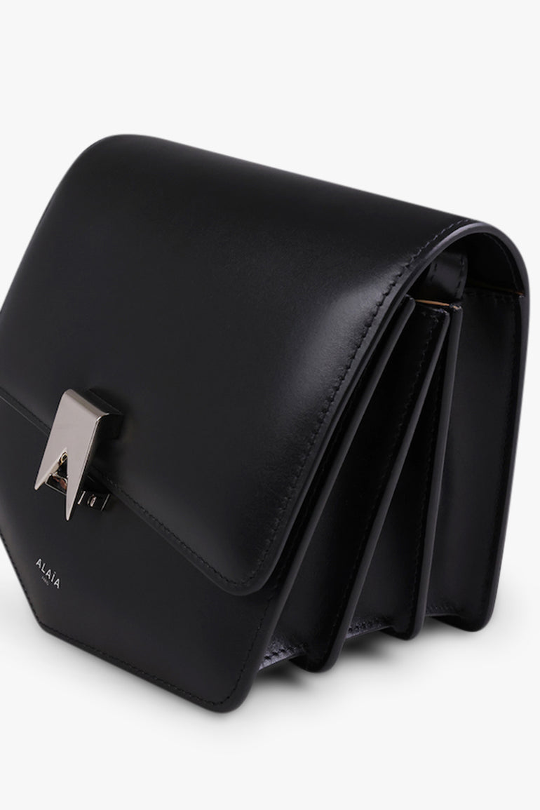 ALAIA BAGS MULTI Le Papa Calfskin Bag | Black/Silver