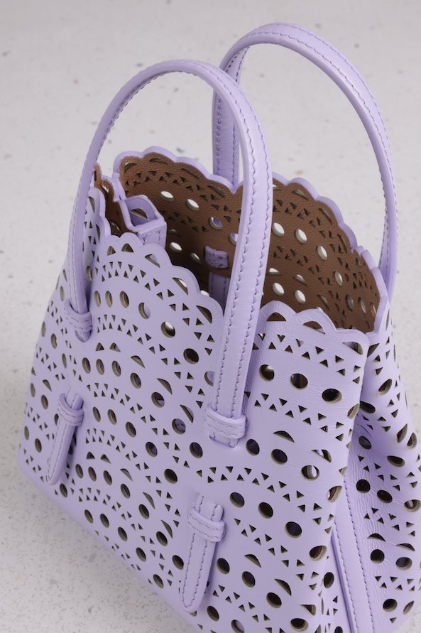 ALAIA BAGS PURPLE Mina 16 Micro Bag | Purple