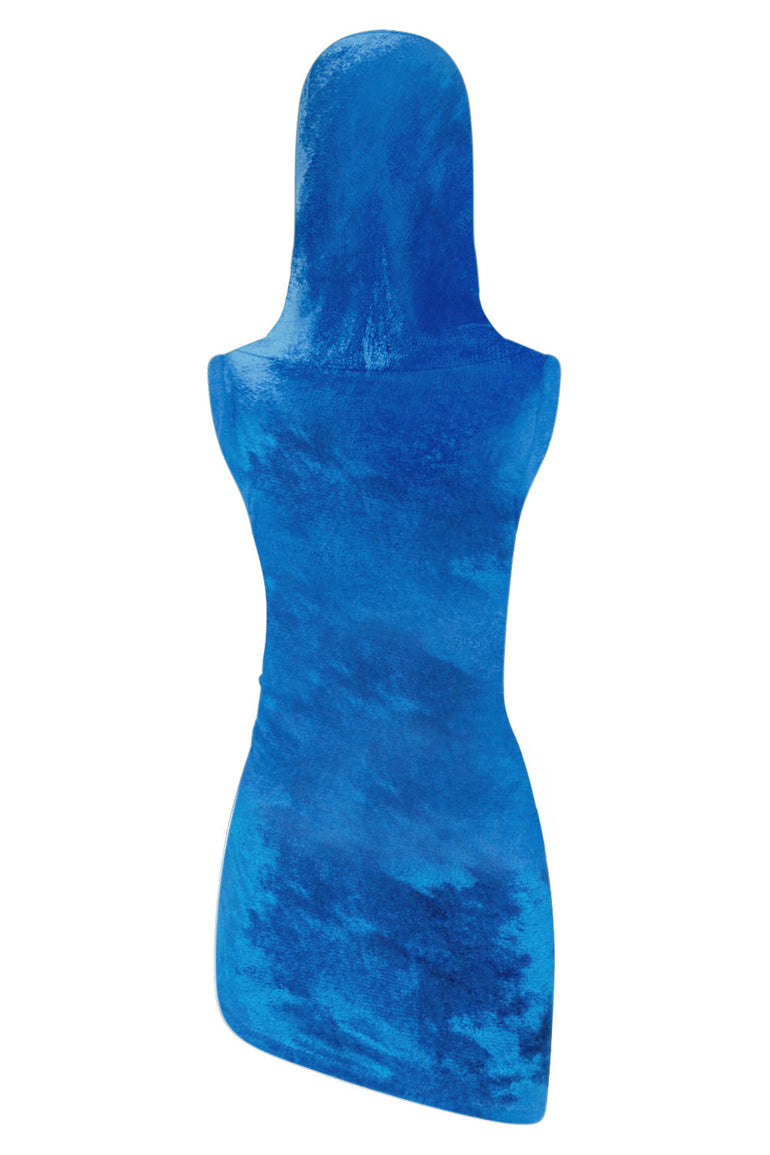 ALAIA MINI HOOD DRESS AZUR NEW SEASON PARLOUR X ONLINE SYDNEY Parlour X ALAIA MINI HOOD DRESS AZUR NEW SEASON PARLOUR X ONLINE SYDNEY Parlour X