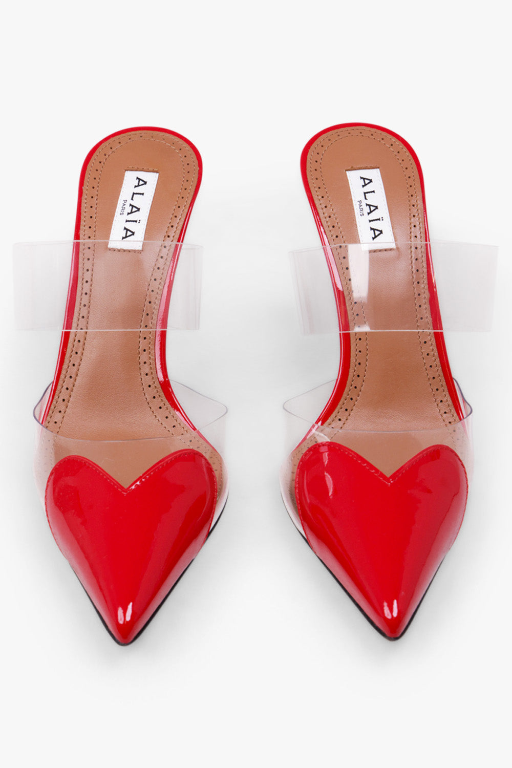 新品未使用　ALAIA ハートミュール　361/2 楽天市場】ALAIA アライア ミュール MULES 90 AA3M053CK150