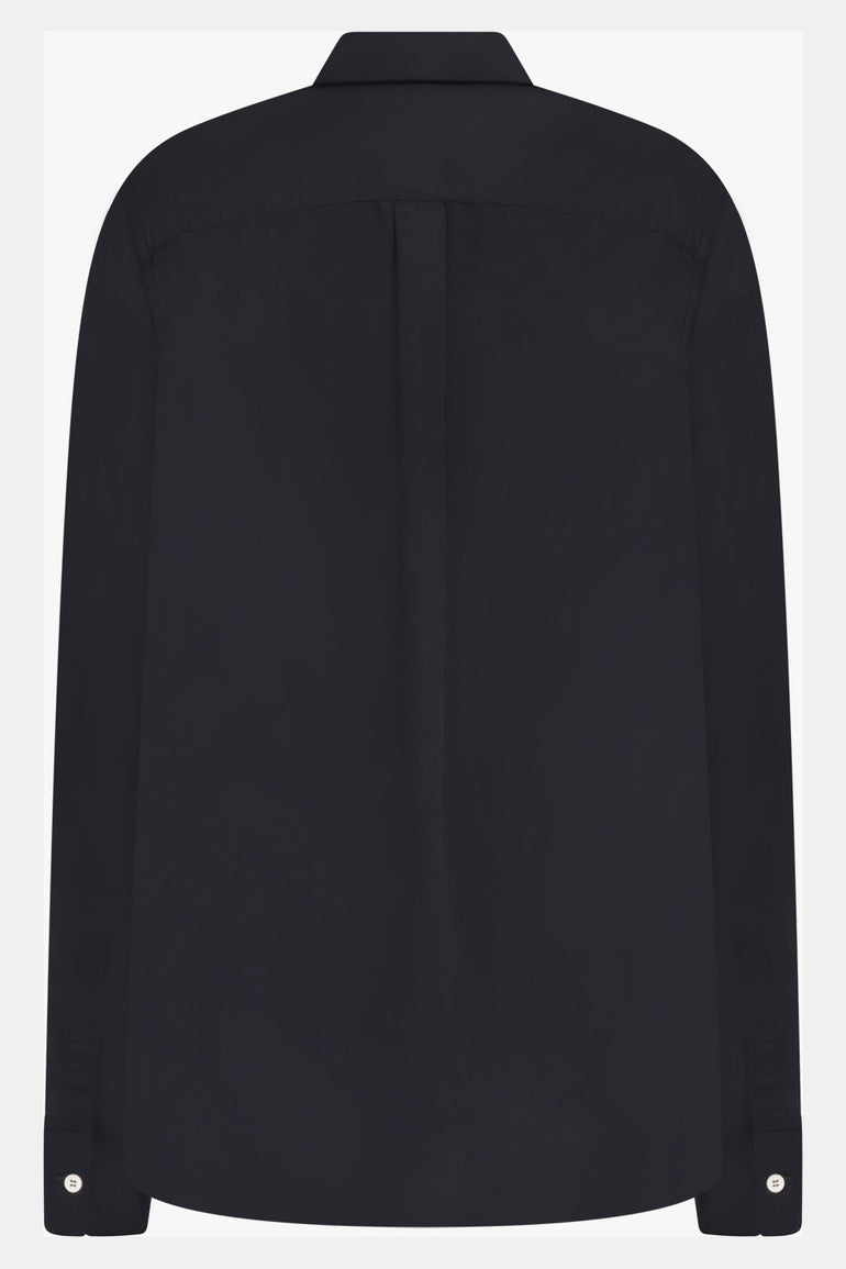 COMME DES GARCONS RTW Scrunch Detail L\S Shirt | Black