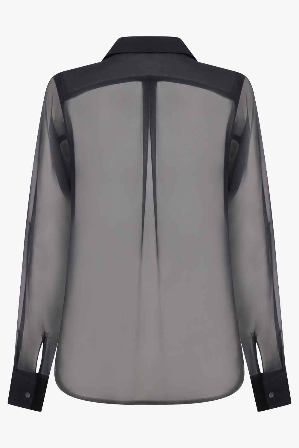 COMME DES GARCONS RTW Ruffle Front Shirt | Black