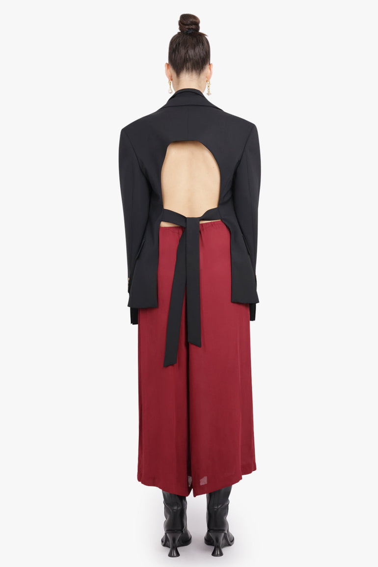 AWAKE MODE RTW 3 In 1 Structured Shoulder Single Breasted Jacket | Black