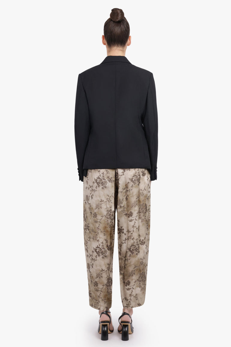 COMME DES GARCONS RTW Tailored Jacket With Rounded Slit Detail | Black