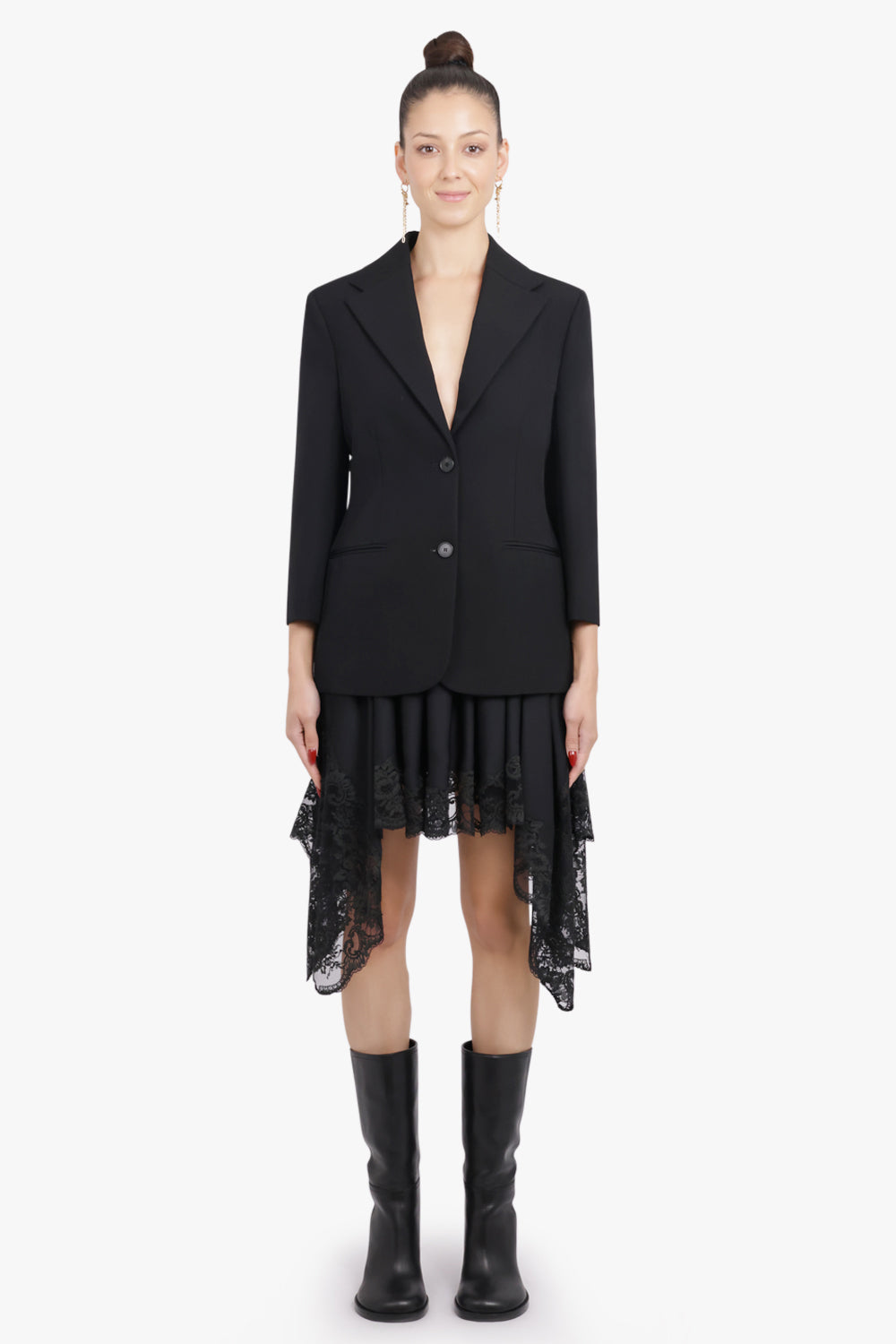 GIVENCHY RTW Single Breasted Two Button Jacket | Black