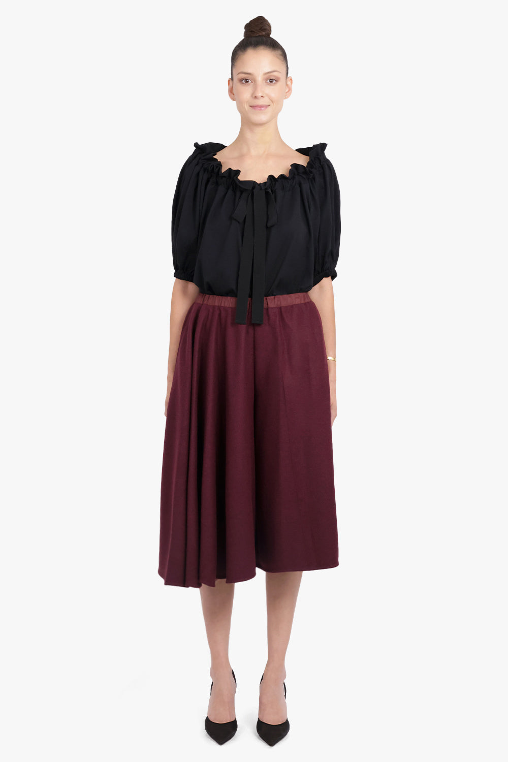 PATOU RTW Asymmetric Volume Long Short | Magenta