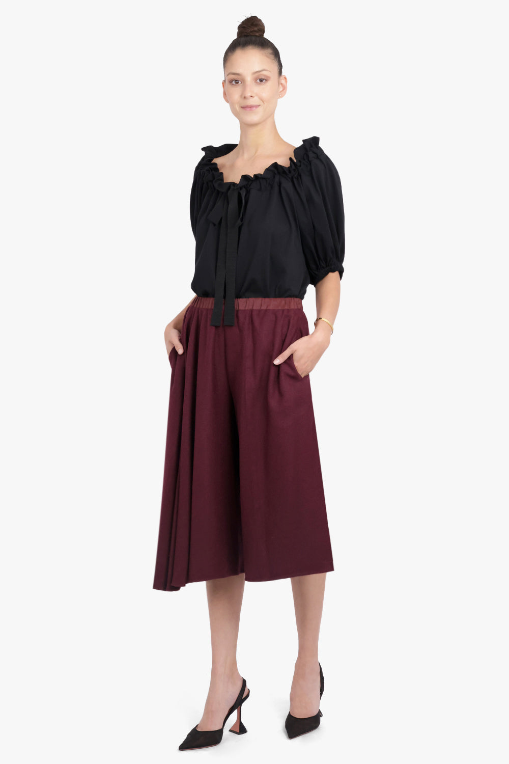 PATOU RTW Asymmetric Volume Long Short | Magenta
