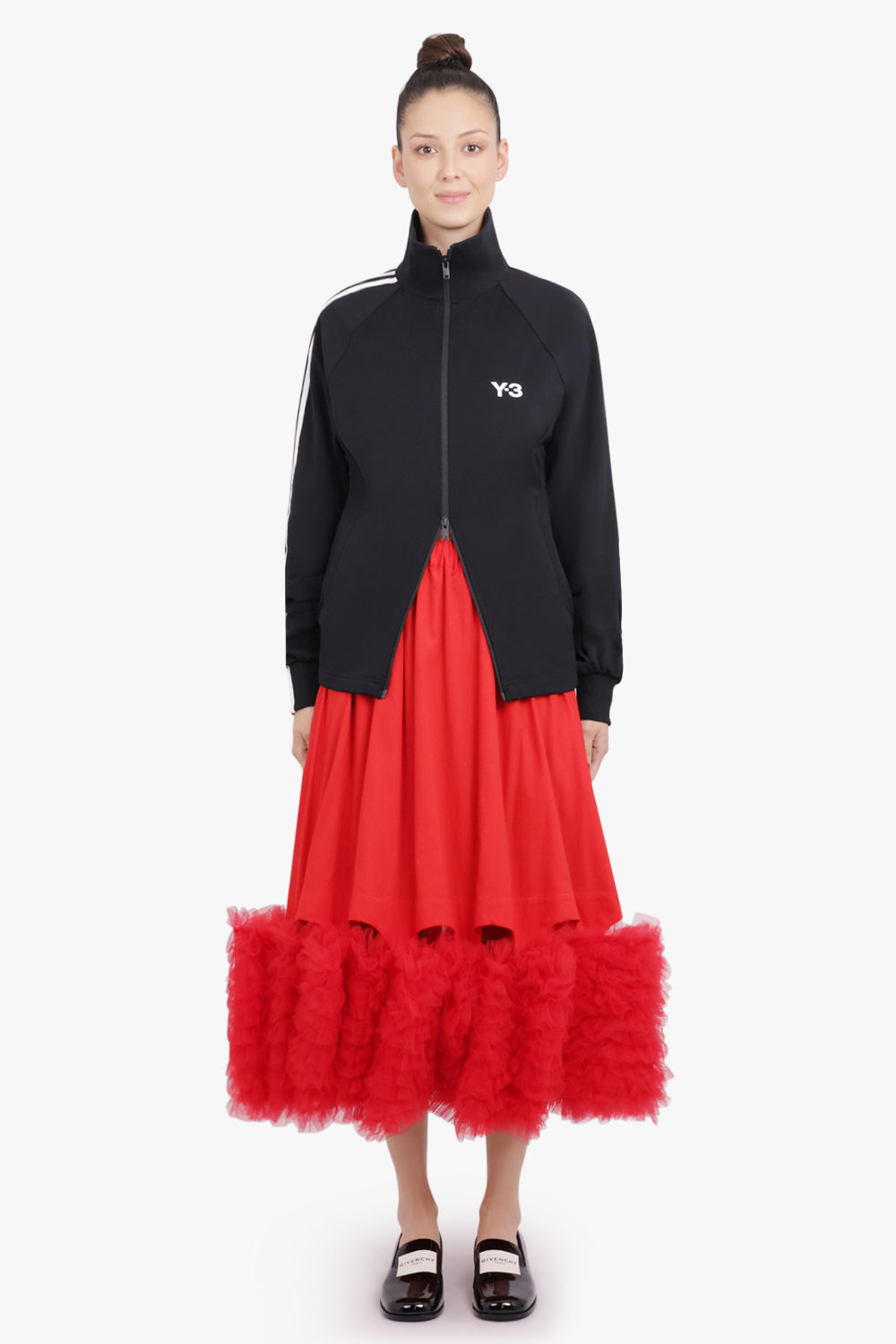 Y-3 RTW 3 Stripes Track Jacket | Black/White