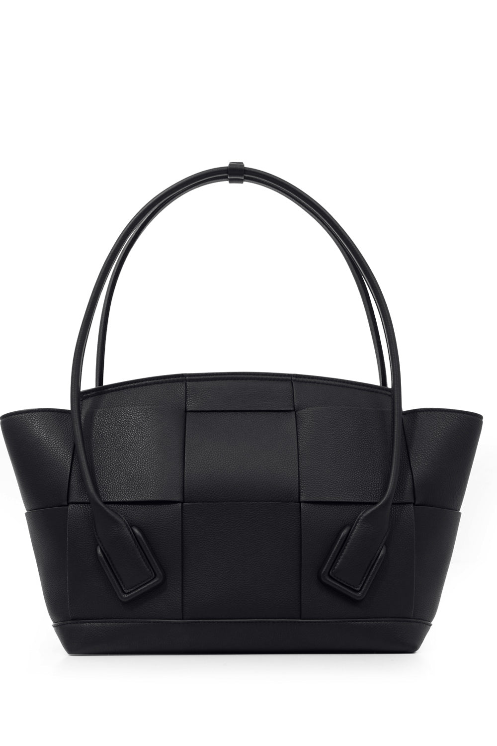 BOTTEGA VENETA BAGS BLACK MEDIUM ARCO 48 BAG GRAINED LEATHER BLACK