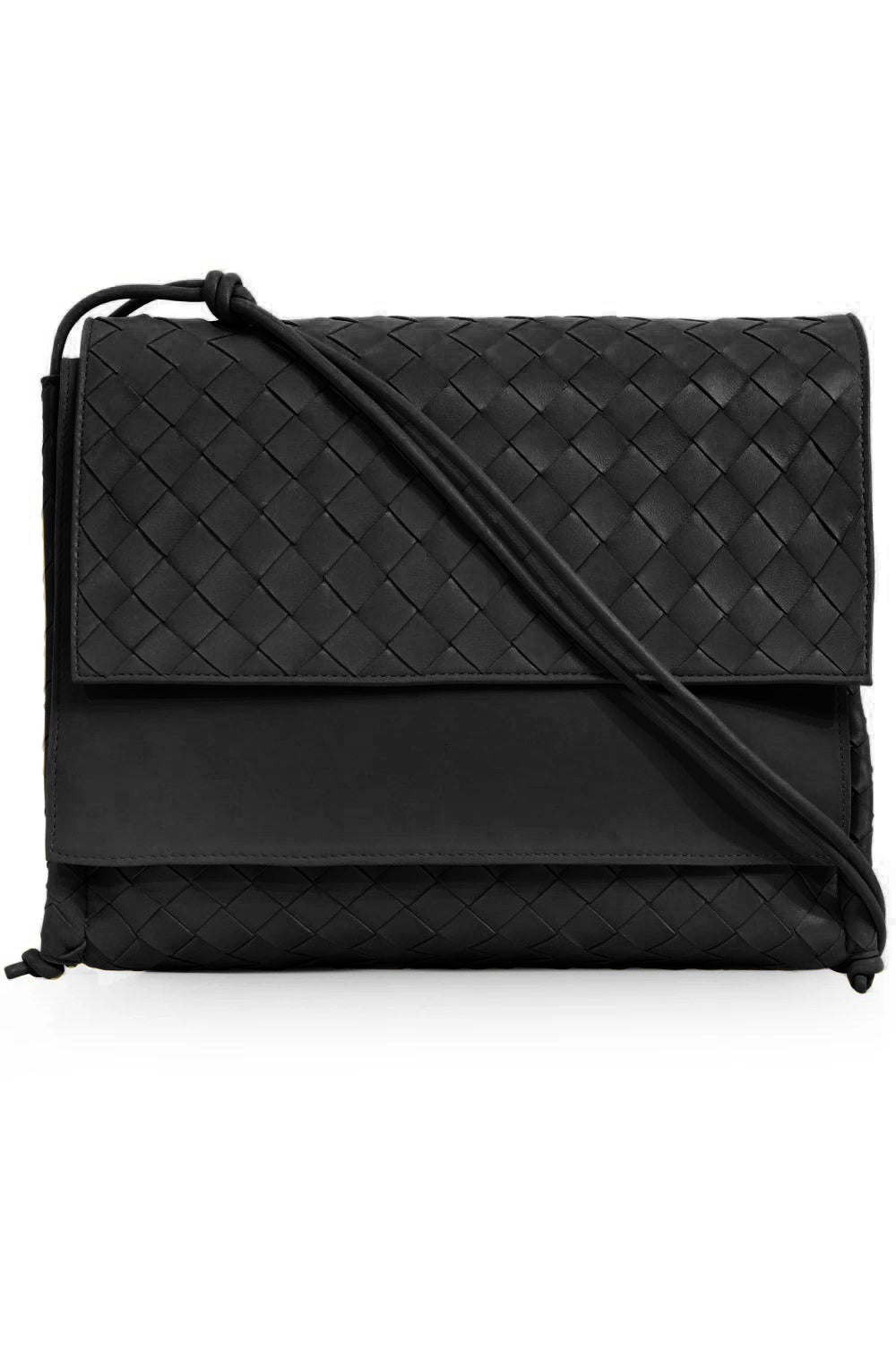 BOTTEGA VENETA BAGS BLACK MEDIUM BV FOLD BAG BLACK