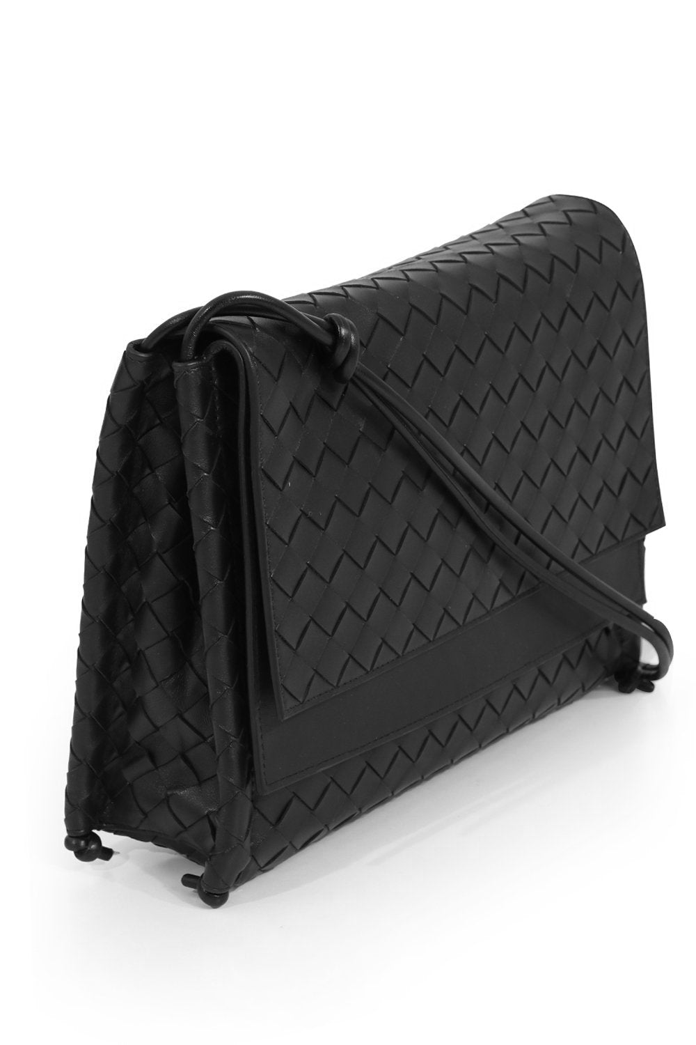 BOTTEGA VENETA BAGS BLACK MEDIUM BV FOLD BAG BLACK
