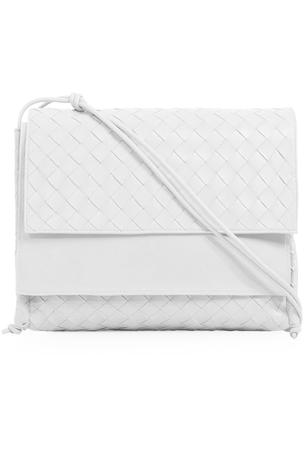 BOTTEGA VENETA BAGS WHITE MEDIUM BV FOLD BAG WHITE