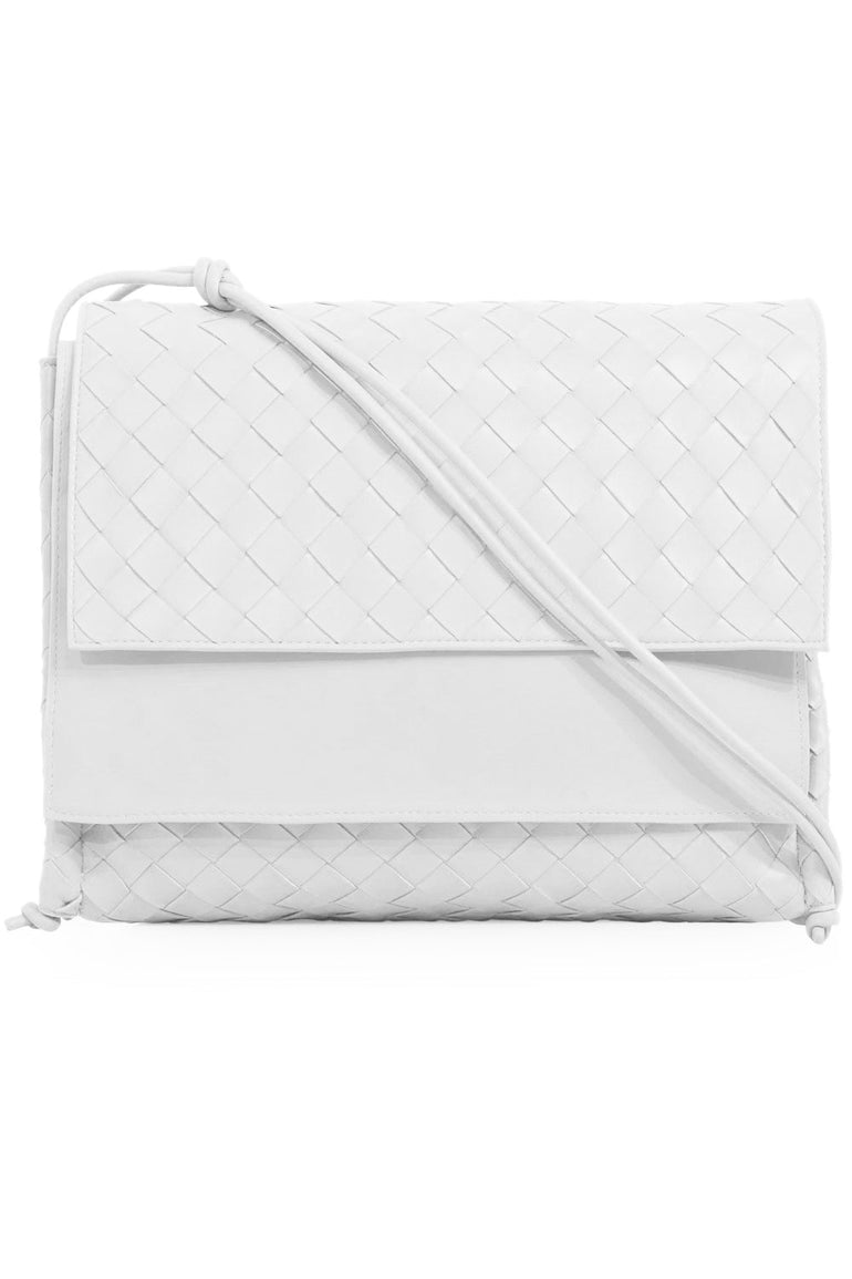 BOTTEGA VENETA BAGS WHITE MEDIUM BV FOLD BAG WHITE