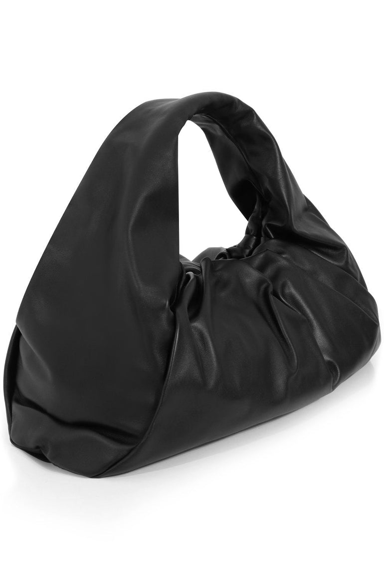 BOTTEGA VENETA BAGS BLACK MEDIUM SHOULDER BAG BLACK