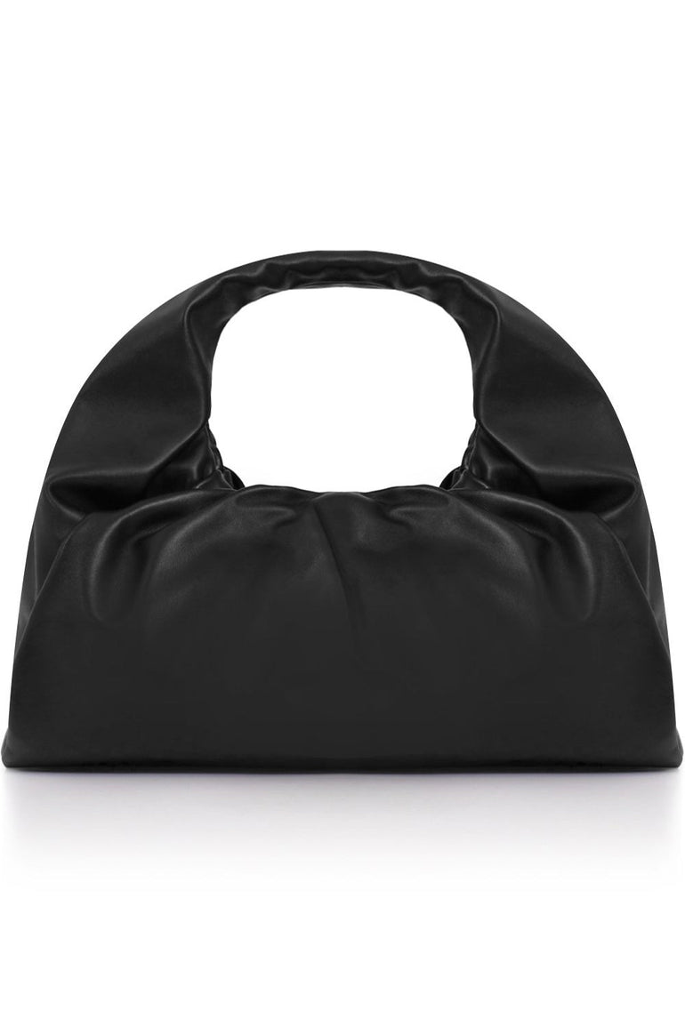 BOTTEGA VENETA BAGS BLACK MEDIUM SHOULDER BAG BLACK