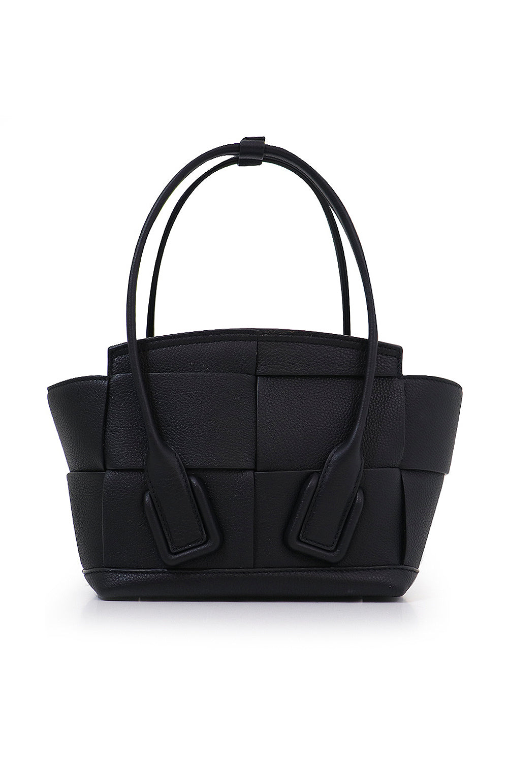 BOTTEGA VENETA BAGS BLACK MINI ARCO 29 BAG GRAINED LEATHER BLACK