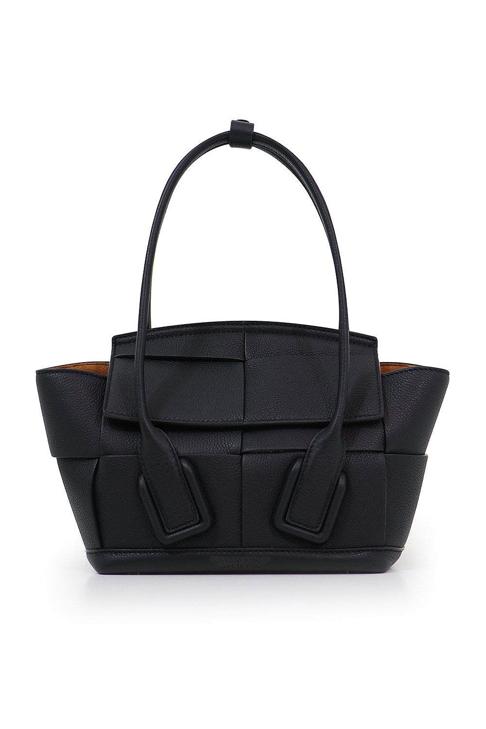 BOTTEGA VENETA BAGS BLACK MINI ARCO 29 BAG GRAINED LEATHER BLACK