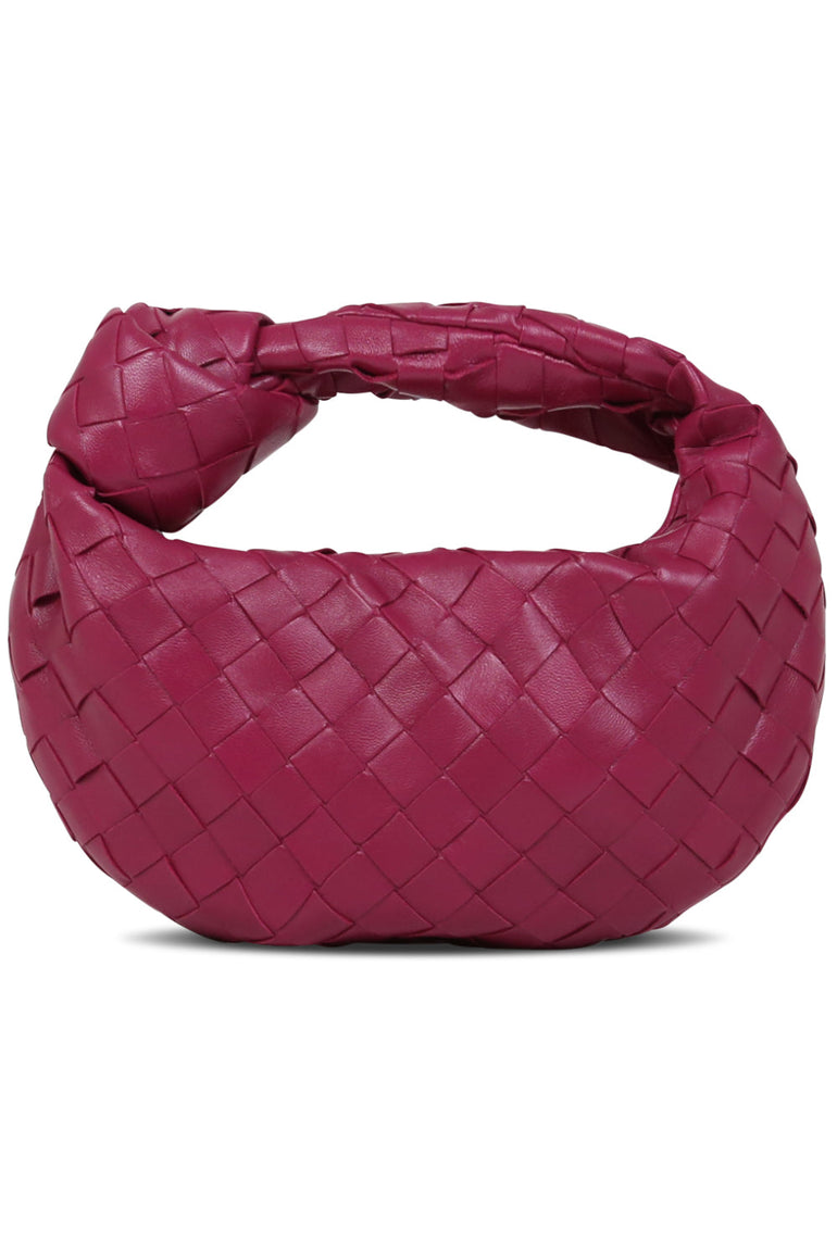 BOTTEGA VENETA BAGS GOLD MINI JODIE BAG CINNABAR