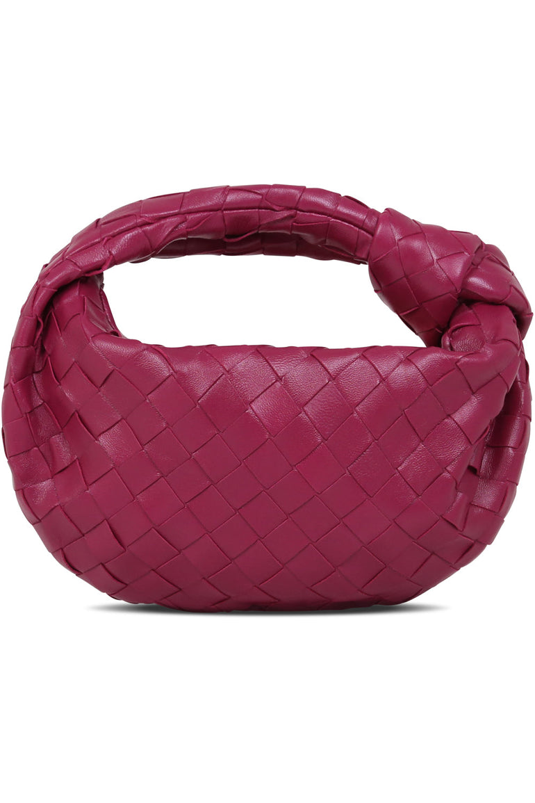 BOTTEGA VENETA BAGS GOLD MINI JODIE BAG CINNABAR