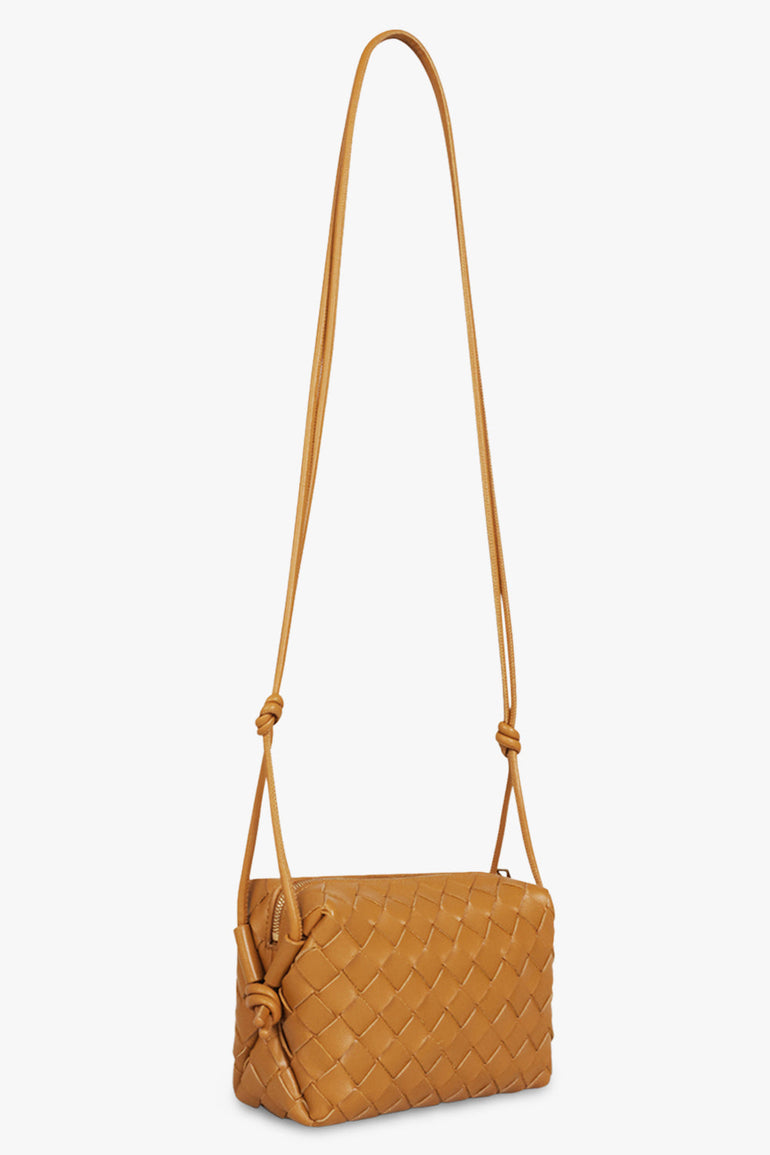 BOTTEGA VENETA BAGS MULTI MINI LOOP BAG | CAMEL/GOLD