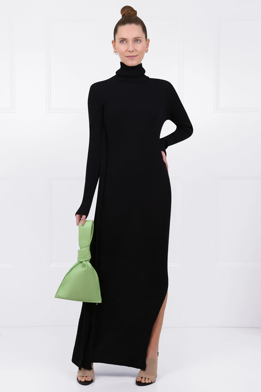 BOTTEGA VENETA BAGS MINI TWIST BAG SMOOTH LEATHER PISTACHIO