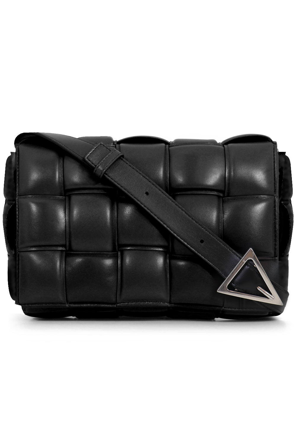 BOTTEGA VENETA BAGS BLACK PADDED CASSETTE BAG BLACK