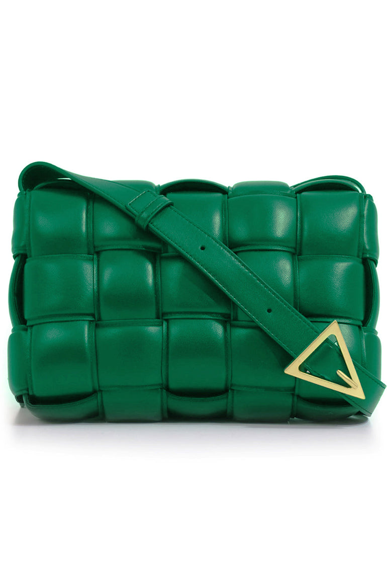 BOTTEGA VENETA BAGS GREEN PADDED CASSETTE BAG RACING GREEN