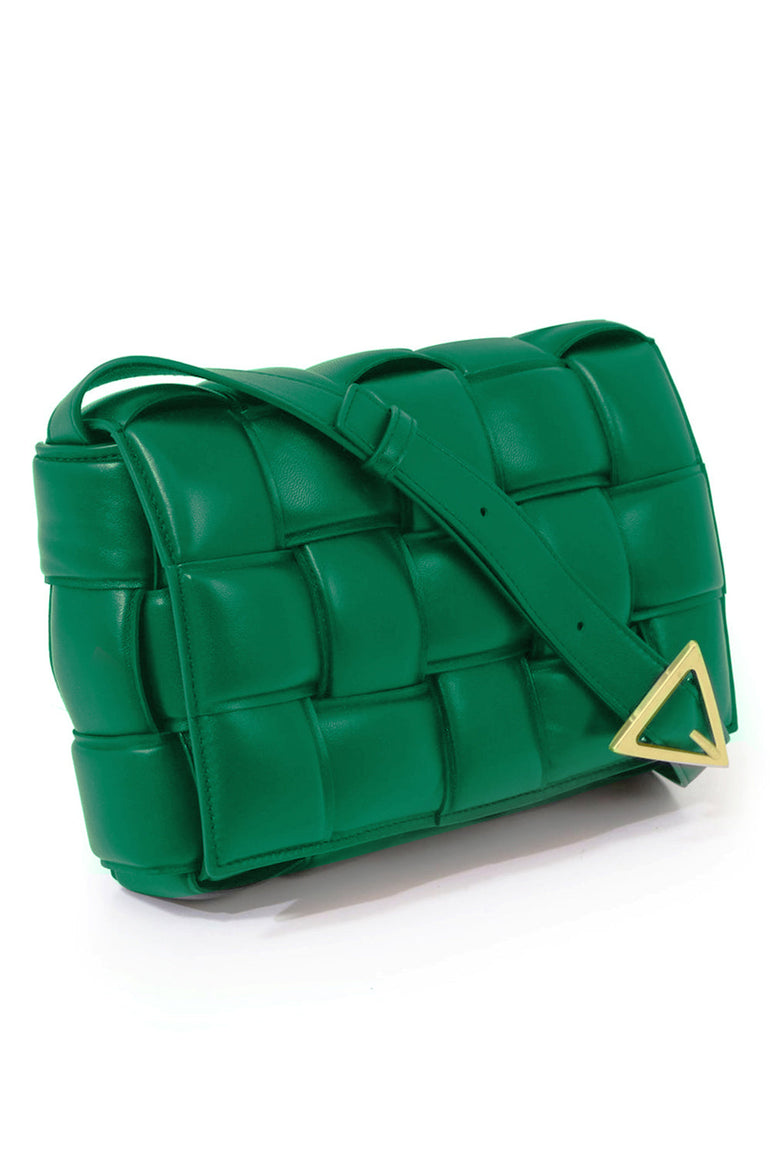 BOTTEGA VENETA BAGS GREEN PADDED CASSETTE BAG RACING GREEN