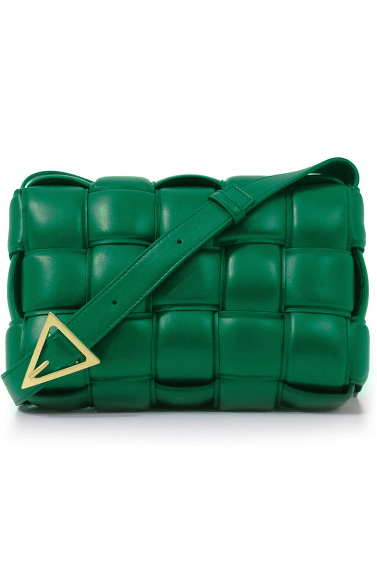BOTTEGA VENETA BAGS GREEN PADDED CASSETTE BAG RACING GREEN