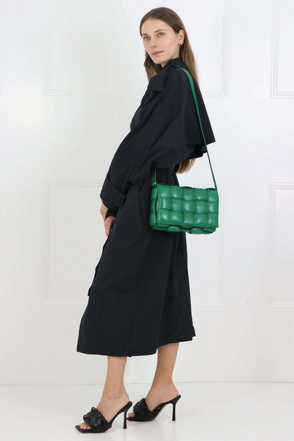 BOTTEGA VENETA BAGS GREEN PADDED CASSETTE BAG RACING GREEN