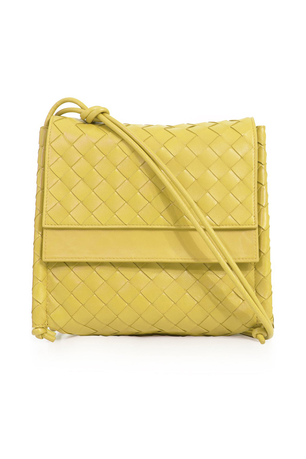 BOTTEGA VENETA BAGS BROWN SMALL BV FOLD BAG CORN
