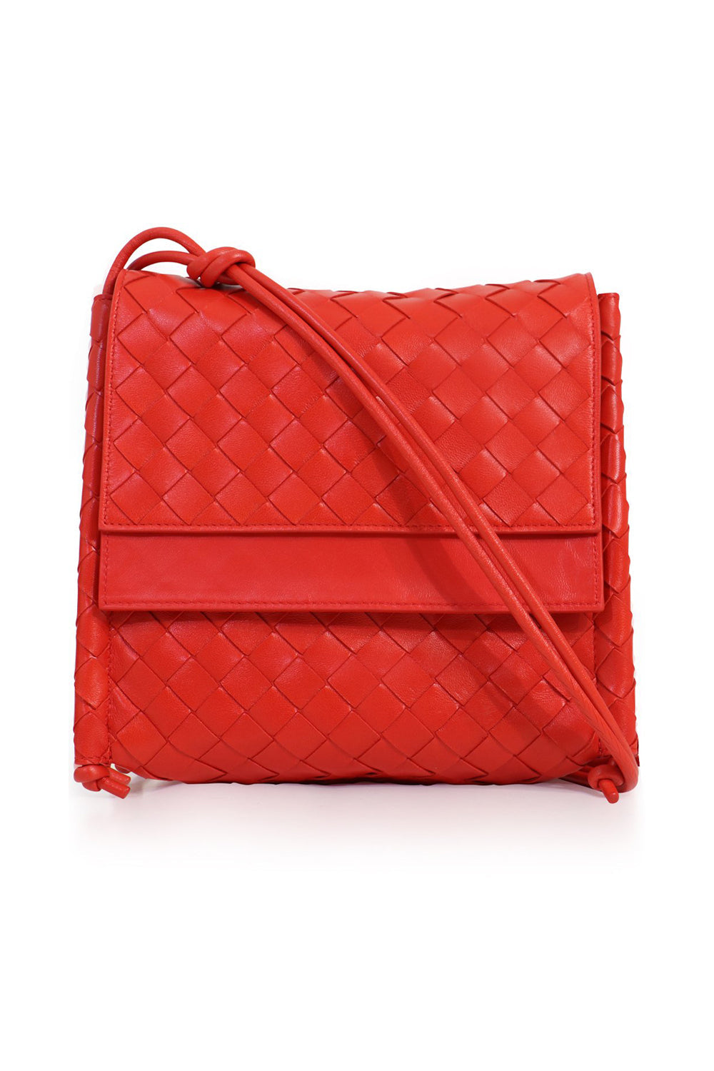 BOTTEGA VENETA BAGS RED SMALL BV FOLD BAG NAIL POLISH