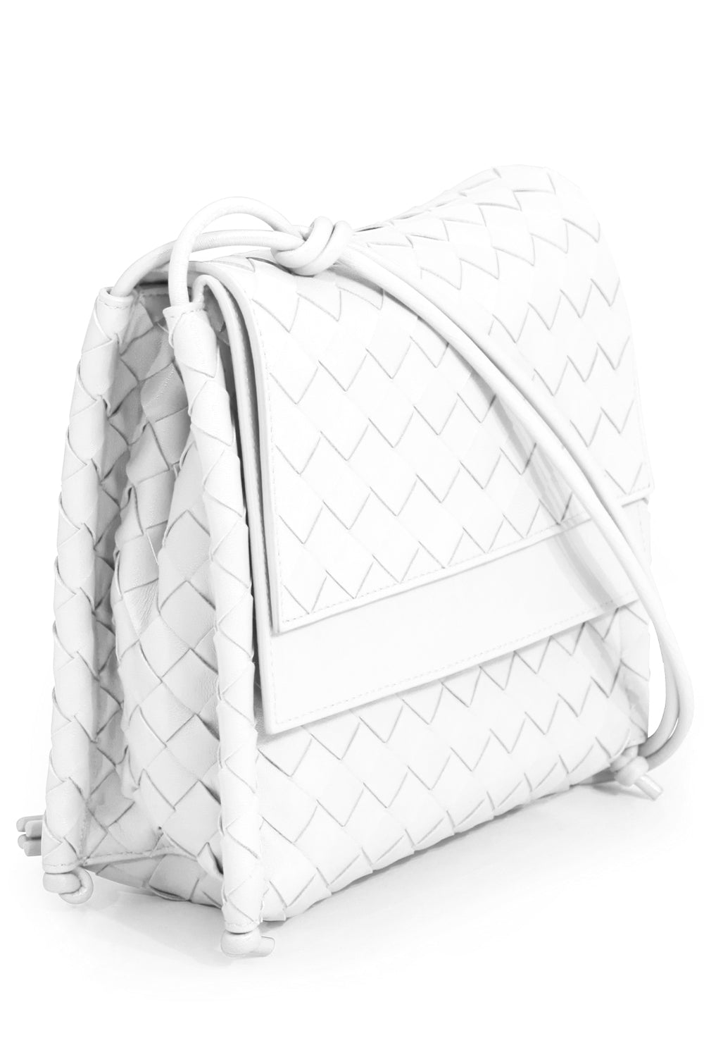 BOTTEGA VENETA BAGS WHITE SMALL BV FOLD BAG WHITE
