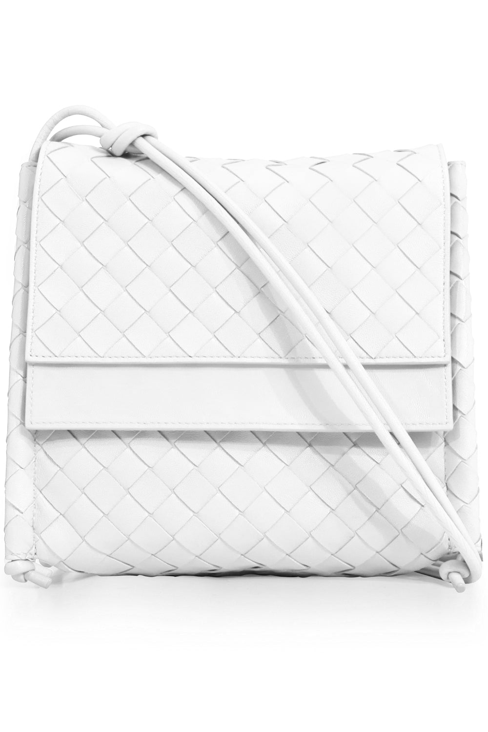 BOTTEGA VENETA BAGS WHITE SMALL BV FOLD BAG WHITE