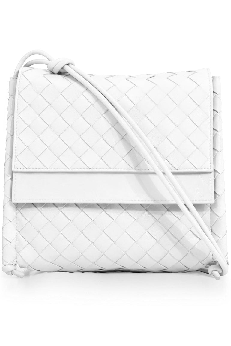BOTTEGA VENETA BAGS WHITE SMALL BV FOLD BAG WHITE