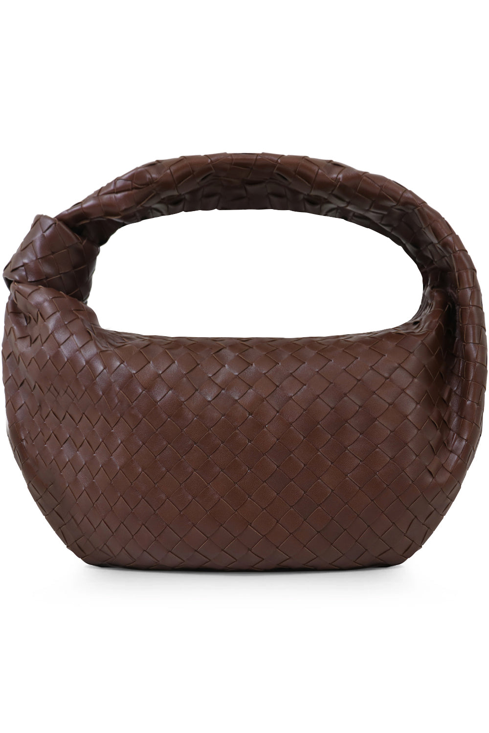 BOTTEGA VENETA BAGS GOLD SMALL JODIE BAG WOVEN LEATHER BARK