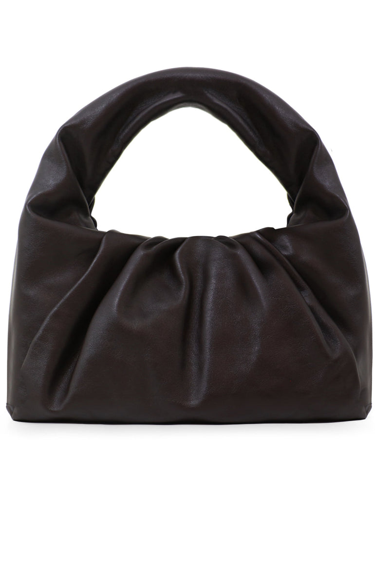 BOTTEGA VENETA BAGS GOLD SMALL SHOULDER BAG FONDENTE