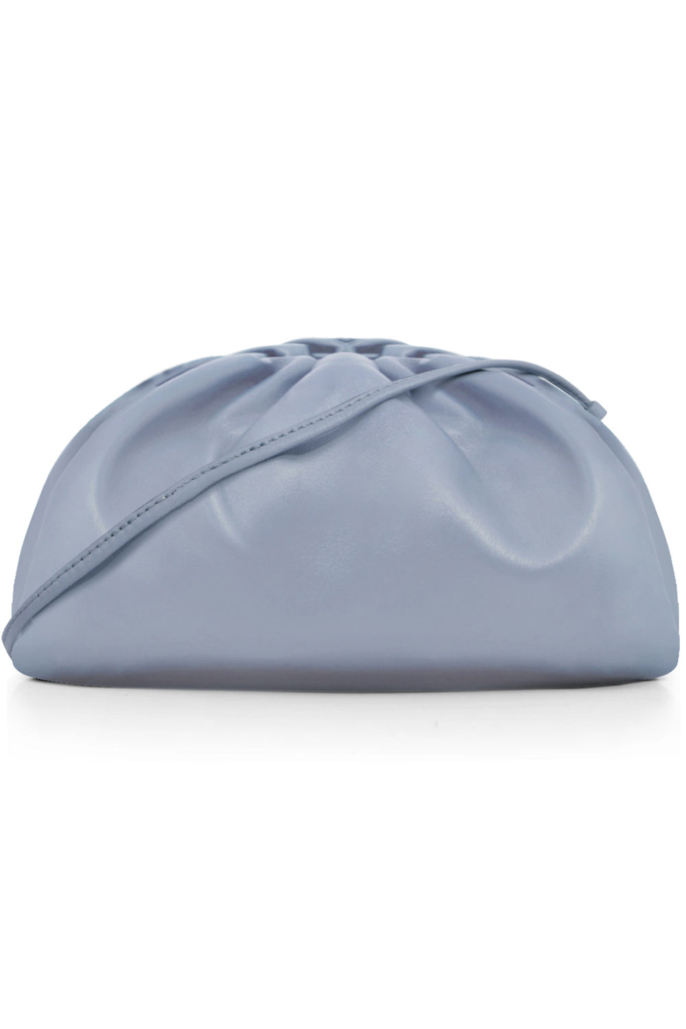 BOTTEGA VENETA BAGS BLUE THE POUCH 20 SMOOTH LEATHER ICE BLUE